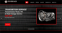 Desktop Screenshot of fivespeedauto.com